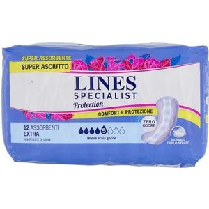 Lines Specialist Extra absorberende bescherming voor lichte incontinza, 12 stuks, 1 x 270 g
