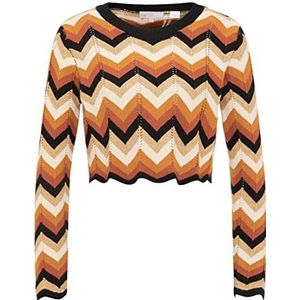 myMo NOW Gebreide damestrui, bruin, XS/S, bruin, XS/S