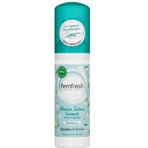 Femfresh - Intiem schuim voor dagelijks gebruik, zonder uitspoelen, met sheaboter en havermelk, 50 ml
