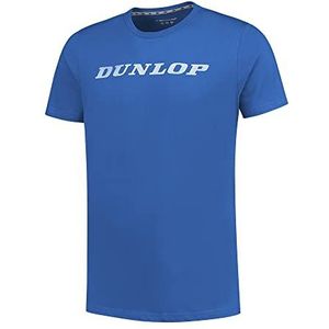 Dunlop Unisex Basic Adult Tee Tennis Shirt, Blauw, XXL, blauw, XXL