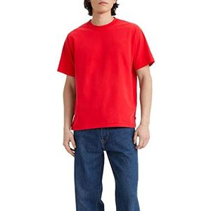 Levi's Red Tab Vintage Tee T-shirt Mannen, High Risk Red Garment Dye, XS