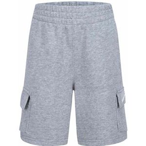 Korte Broeken - Lichtgrijs - Franse Badstof - Ingezette Elastische Tailleband