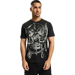 Brandit Heren Motörhead Warpig Print, by T-Shirt, zwart, M