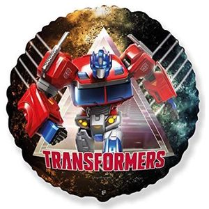 Ballonim Luchtballon Optimus Prime & BumblebeeTransformers - ballon ca. 45 cm - decoratie voor verjaardag - folieballon Happy Birthday-decoratie (Optimus)