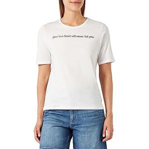 T-shirt met korte mouwen, Weiß, 36