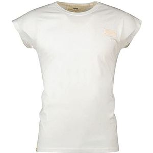 ALPHA INDUSTRIES Organics Mouwloos T-shirt voor volwassenen, organisch wit, XS