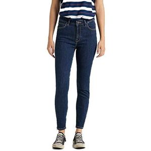 Lee Womens Scarlett High Zip Jeans, Stone Travis, 25/33