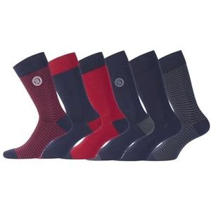 Serge Blanco Herensokken (verpakking van 6 stuks), As1/Bc, 39-42 EU