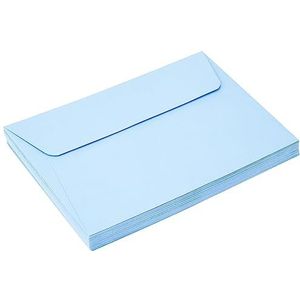 Clairefontaine Pollen 55726C verpakking met 20 enveloppen (in formaat C6, 114 x 162 mm, 120 g) lavendelblauw