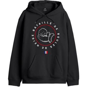 Republic Of California Hoodie voor heren, zwart., 3XL