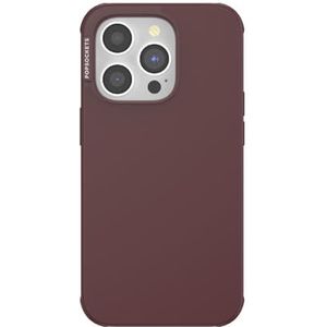 PopSockets iPhone 14 Pro-hoesje met MagSafe, telefoonhoesje voor iPhone 14 Pro, grip apart verkocht, compatibel met draadloos opladen - Oxblood