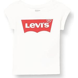 Levi's Kids Lvg Ss Batwing A Line Tee T-shirt - baby - meisjes 5-7, rood/wit., 3 Maanden
