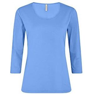 SOYACONCEPT Dames SC-PYLLE 175 Dames T-shirt, Blauw, X-Large, blauw, XL