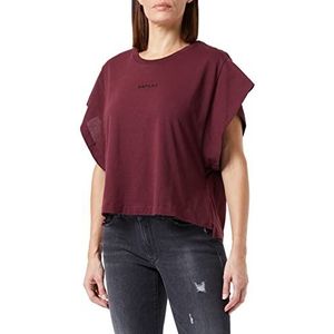 Replay Dames W3685 T-Shirt, 459 Burgundy RED, XS