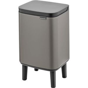 Brabantia Bo Hi Prullenbak - 4 liter - Platinum