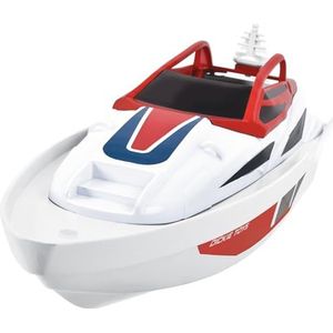 Dickie Toys RC Sea Cruiser, op afstand bestuurde boot voor kinderen vanaf 6 jaar, tot 2 km/u, 100% RTR met 2,4 GHz afstandsbediening (201106003)