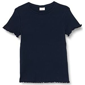 s.Oliver T-shirt voor meisjes, korte mouwen, blauw, 104/110 cm