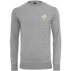 Mister Tee Heren sweatshirt Wasted Youth Crewneck Grey XS, grijs, XS