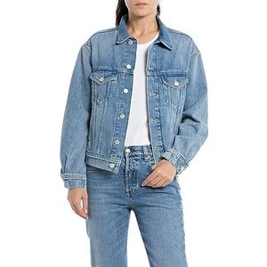 Replay - Korte Jeansjas - Medium Blue 009 - Dames