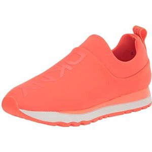 DKNY Essentiële lichtgewicht slip-on modieuze sneakers voor dames, Oranje, 41 EU