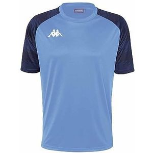 Kappa - DAVERNO - T-shirt - Blauw - Voetbalshirt - Korte Mouwen
