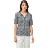 Cecil - Dames Shirt - Blauw - Katoen-Modalmix