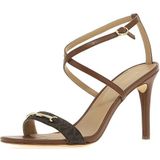 Michael Kors Lena Damessandalen, 36,5 EU, Brown Bagage, 36.5 EU