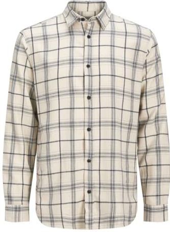 Overhemd - JREBCHASE - Geruit - Lange Mouw - Regular Fit