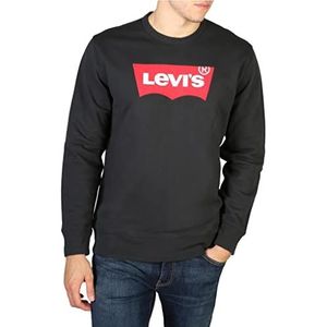 Levi's Graphic Crewneck B Sweatshirt Mannen, Housemark Two Color Jet Black, XS