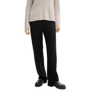 TOM TAILOR Lea Straight damesbroek, 14482 - Deep Black, 32W / 32L