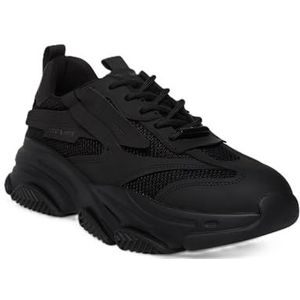 Steve Madden Herren Besitz Sneaker, Zwart, 44 EU