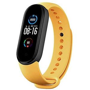 Xiaomi Mi Band 5 Activiteitstracker, 3,5 cm (1.1 inch) Amoled-display, gezondheid voor dames, 11 sportmodi, 24-uurs hartslagfrequentie, slaapmonitoring, 50 m waterdicht, tot 14 dagen levensduur