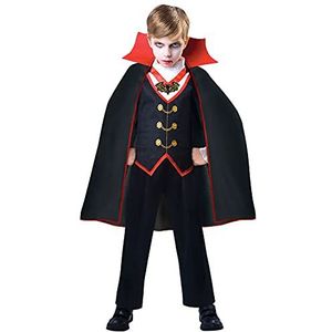 Amscan 9907417 Kinderkleding Dracula Boy Fancy Dress Kostuum leeftijd 3-4 jaar, meerkleurig