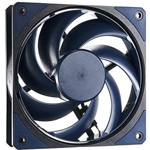 Cooler Master Mobius 120 ringbladventilator, onderling verbonden bladen, dynamisch looplager, anti-zwaaisysteem, PWM-besturing 2050 tpm, voor computerbehuizing, CPU-vloeistof- en luchtkoeler