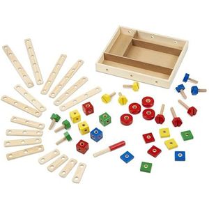 Melissa & Doug Bouwset in een doos | Fantasiespel | Ontwikkelingsspeelgoed | 3+ | Cadeau voor jongens en meisjes