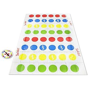 Twister Ultimate met grotere mat en meer kleurvelden, spel voor gezinnen en kinderen vanaf 6 jaar, compatibel met Alexa (exclusief alleen bij Amazon)