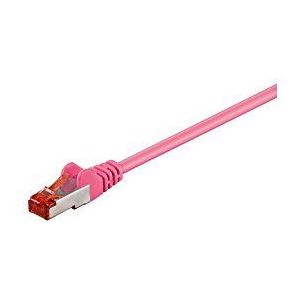 Microconnect sstp60015pi 0,15 m Cat6 S/FTP (S-STP) roze - netwerkkabel (RJ-45, RJ-45, mannelijk/mannelijk, Cat6, S/FTP (S-STP), roze