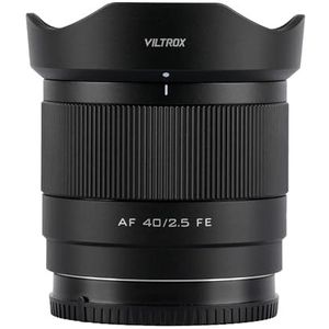 VILTROX 40mm f/2.5 F2.5 FE Mount Lens Auto Focus Full Frame Prime Lens Compatibel met Sony E-Mount Camera's Alpha a7C a7SIII a7III a7RIII a7IV a7IV a7RIV a9 A1 FX3 A7RV ZVE1 A7CR A7CII A93
