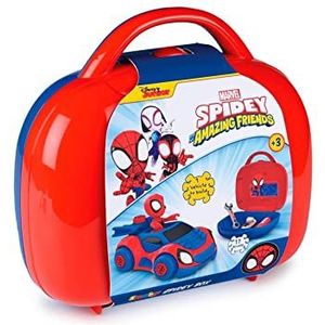 Smoby - Spidey Box – gereedschapskoffer – speelgoed om te knutselen voor kinderen – 360905