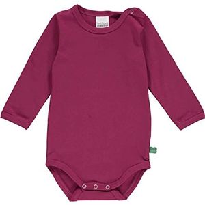 Fred's World by Green Cotton Baby Girls Alfa L/s Body Base Layer, Plum, 56, pruim, 56 cm