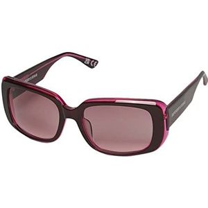 Superdry Sdr Dunaway Sweatshirt voor dames, bordeauxrood/druivenwit, one size