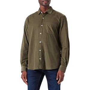 s.Oliver Men's 2120996 hemd met lange mouwen, groen, M