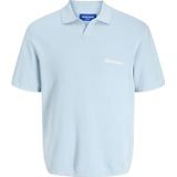 JACK & JONES - JORNORREBRO - Poloshirt - Lichtblauw - Halve Mouw