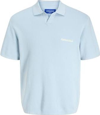JACK & JONES - JORNORREBRO - Poloshirt - Lichtblauw - Halve Mouw