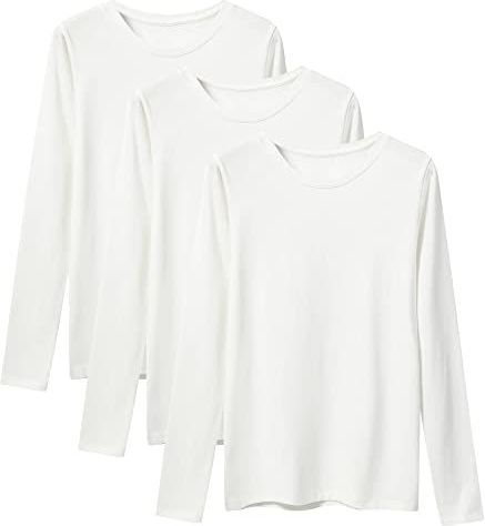 LiKing - 6151 - T-shirt - Wit - Verpakking van 3 stuks