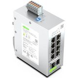 Wago - Lean Beheerde Schakelaar - 8 Havens - Netwerkschakelaar