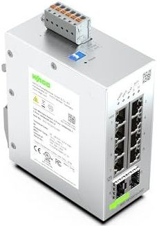 Wago - Lean Beheerde Schakelaar - 8 Havens - Netwerkschakelaar