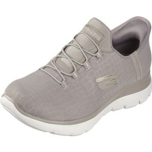 Skechers Summits Classy Night Sneaker voor dames, Taupe, 39 EU