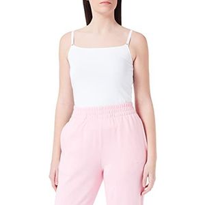 HUGO Dames Spaghetti Vest, White100, XL, White100, XL