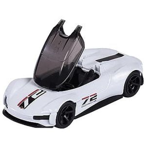 Majorette - Porsche Motorsport Deluxe Vision GT in wit - modelauto (7,5 cm) uit de Porsche Deluxe Car Edition met verzameldoos, speelgoedauto voor kinderen vanaf 3 jaar